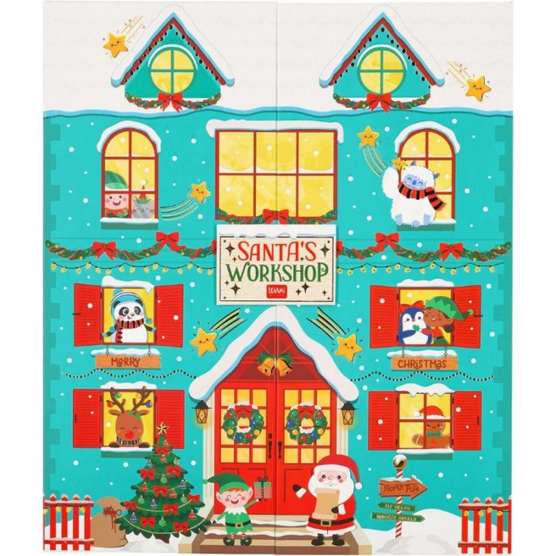 Legami Advent Calendar - Christmas Countdown Santa's Workshop