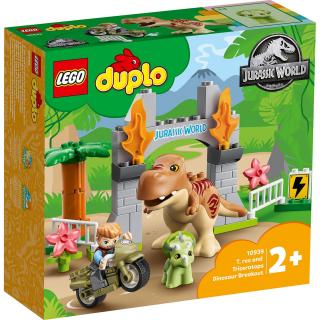 10939 Lego Duplo T. Rex and Triceratops Dinosaur Breakout Lego Duplo