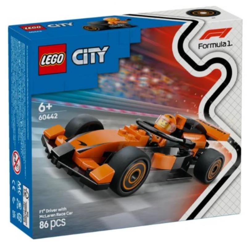 Lego 60442 F1 Driver with McLaren Race Car