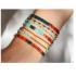 La Petite Epicerie DIY My Beaded Bracelet Set Gold Armband Set
