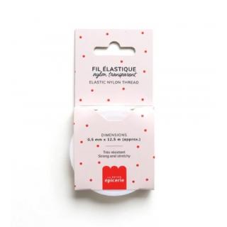 La Petite Epicerie Διαφανές Ελαστικό Νήμα από Nylon 0,5 mm x 12,5 m
