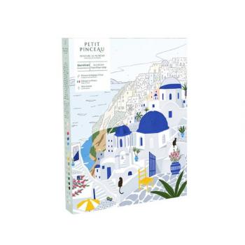 Petit Pinceau Σετ Ζωγραφικής - Paint by Number - Santorini