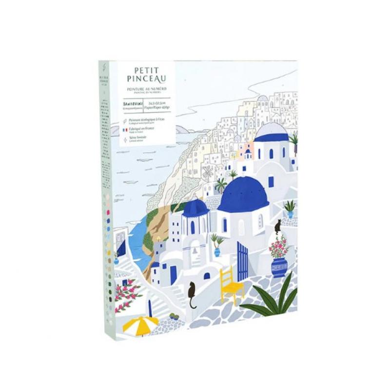 Petit Pinceau Σετ Ζωγραφικής - Paint by Number - Santorini