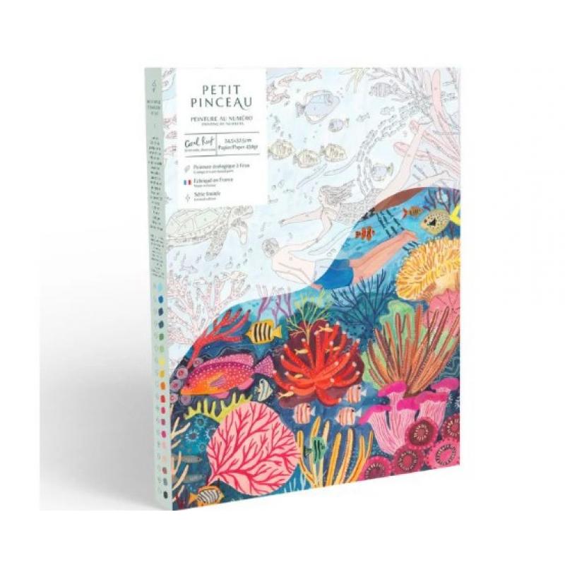 Petit Pinceau Σετ Ζωγραφικής - Paint by Number - Coral Reef