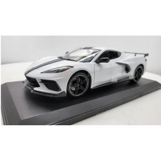 1:18 Maisto - 2020 Chevrolet Corvette Stingray Coupe White