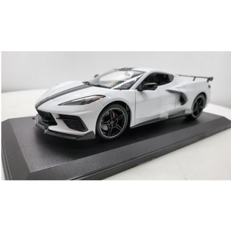 1:18 Maisto - 2020 Chevrolet Corvette Stingray Coupe White