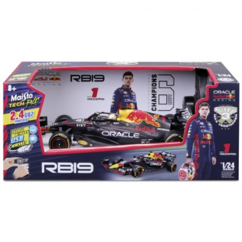 Maisto Tech R/C 1:24 Formula 1 Oracle Red Bull Racing RB19 Max Verstappen #1 2,4 ghz 49/82358