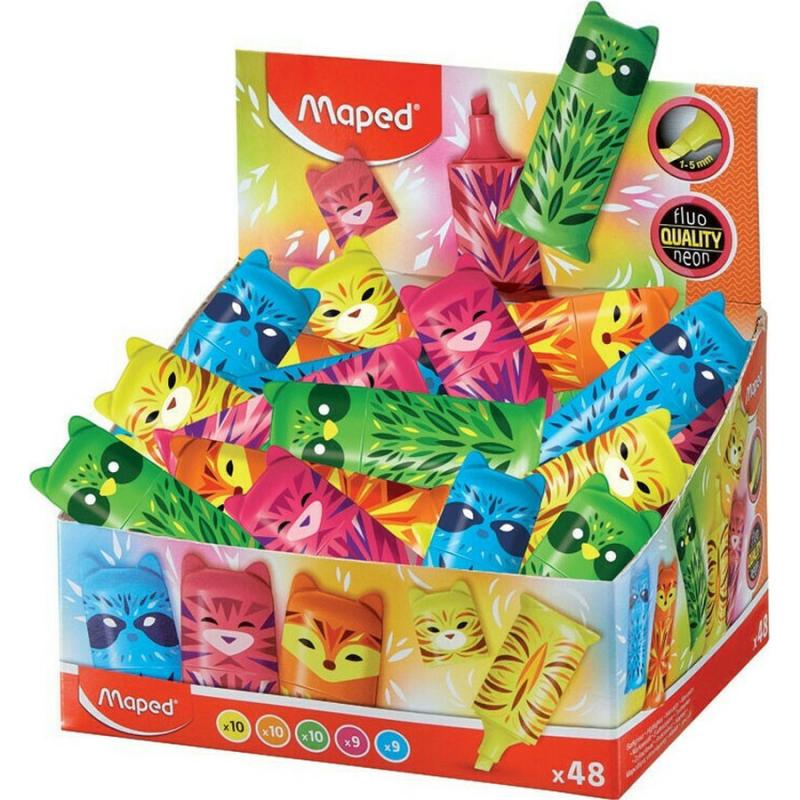 Υπογραμμιστής Pocket Mini Friends (Διάφορα Χρώματα)