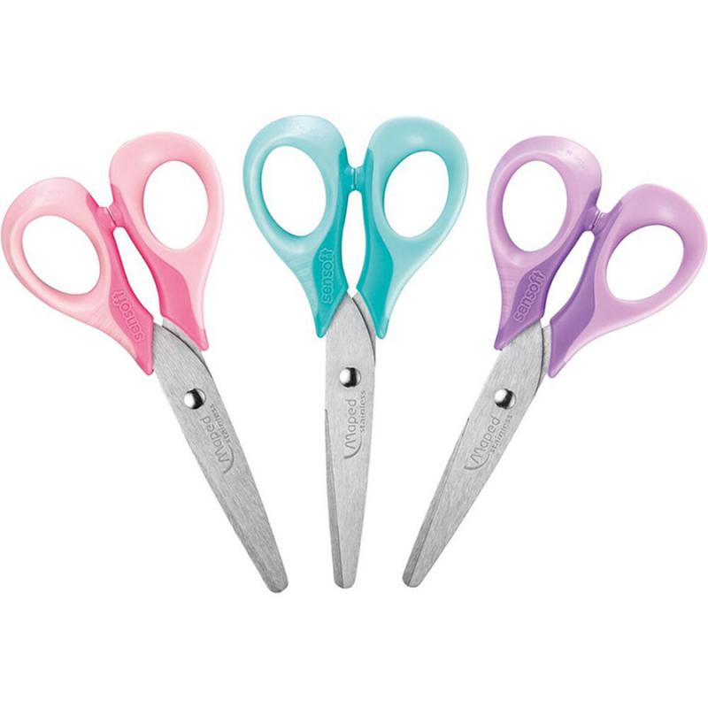 Ψαλίδι Sensoft 13 cm Παστέλ (Διάφορα Χρώματα)