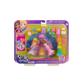 Polly Pocket - Νέα Κούκλα με Μόδες Μεγάλο Pack - Seashine Mermaid Fashion Pack