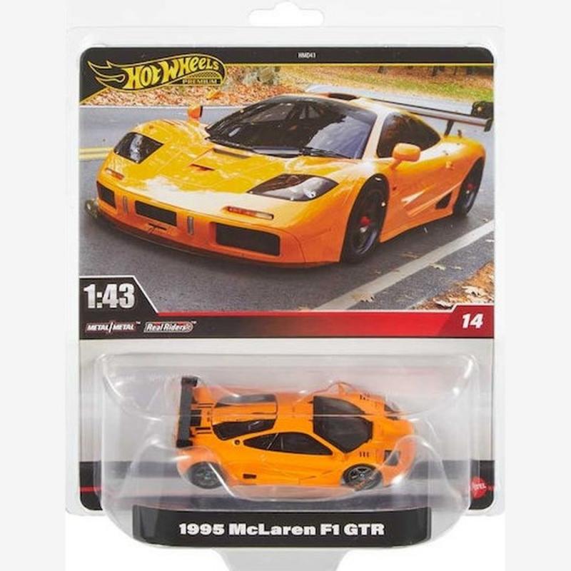 Hot Wheels Premium Συλλεκτικά Αυτοκινητάκια 1:43 - 1995 McLaren F1 GTR