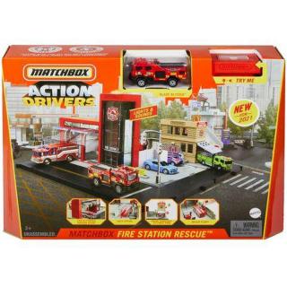 Matchbox Fire Station Rescue - Μεγάλα Σετ Δράσης