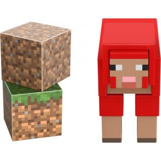 Red Sheep - Κόκκινο Πρόβατο - Minecraft Φιγούρες 8 εκ.
