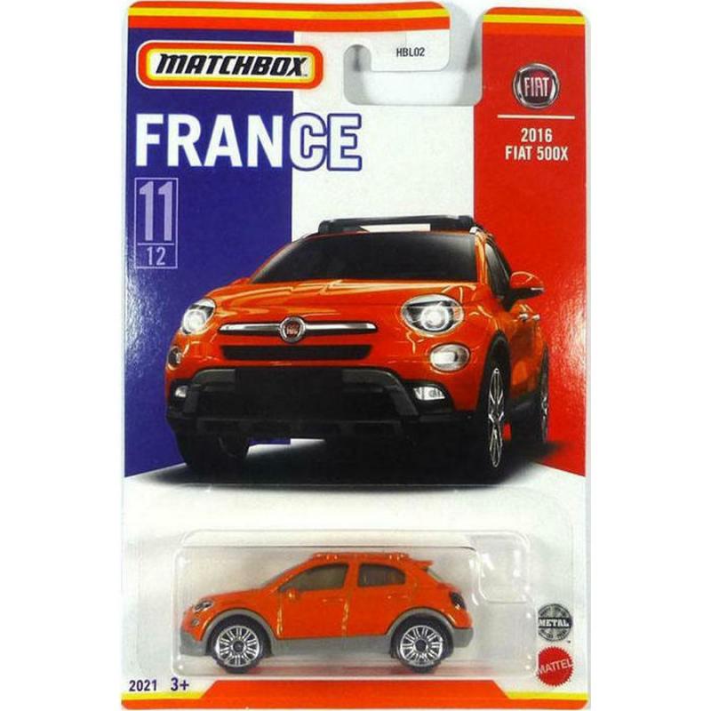 2016 Fiat 500X - Αυτοκινητάκια Matchbox - Γαλλικά Μοντέλα
