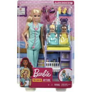 Barbie Παιδίατρος με Μωράκι