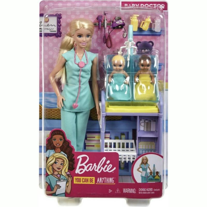 Barbie Παιδίατρος με Μωράκι