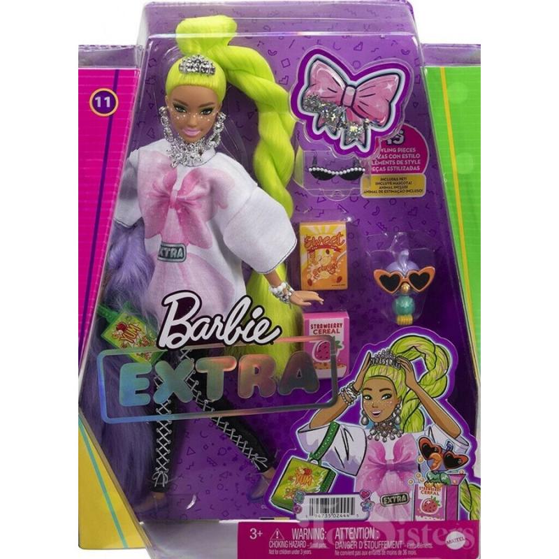 Barbie Extra - Neon Green Hair