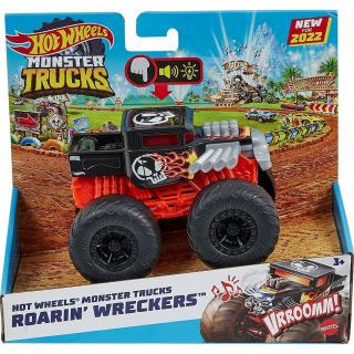 Οχήματα Hot Wheels Monster Trucks 1:43 με Φώτα & Ήχους - Boneshaker