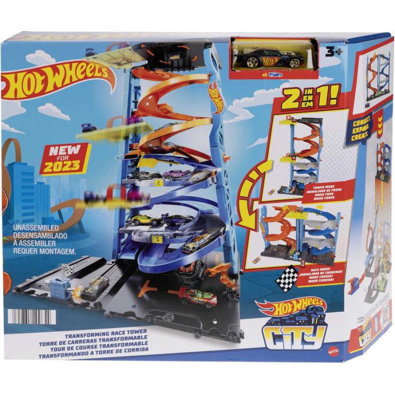 Hot Wheels City Πύργος Ταχύτητας 2 σε 1 (Transforming Race Tower)