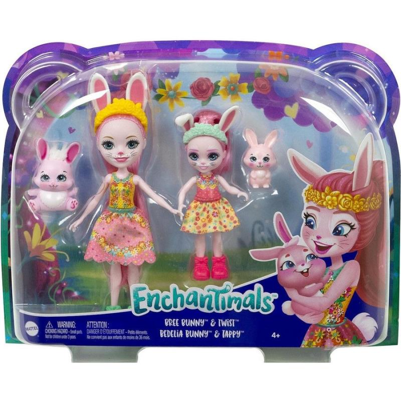 Bree Bunny & Twist - Enchantimals - Κούκλα και Αδελφάκι