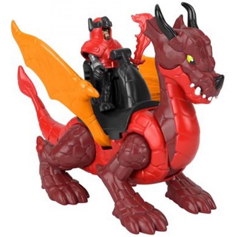 Δράκος - Imaginext Ιππότες - Φιγούρες Ιππότες με Αξεσουάρ και Όχημα