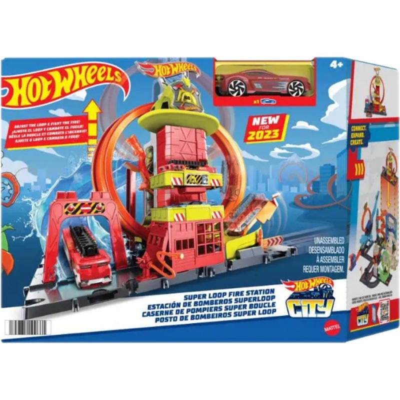 Hot Wheels City Πίστα Πυροσβεστικός Σταθμός