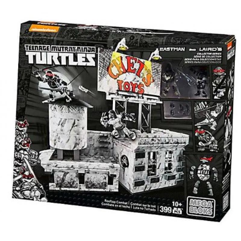 Megabloks: Χελωνονιντζάκια Φιγούρες Deluxe - Μάχη στη Στέγη