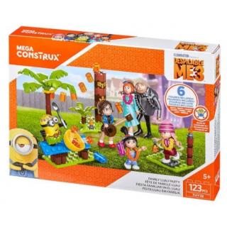 Megabloks: Minnions Φιγούρες Deluxe Σετ Παινχιδιού - Family Luau Party
