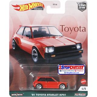 '81 Toyota Starlet KP61 - Αυτοκινητάκια Hot Wheels - Συλλεκτικά Αγωνιστικά