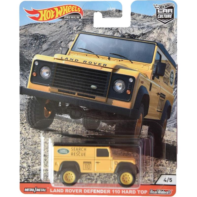 Hot Wheels Premium - Land Rover Defender 110 Hard Top