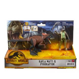 Jurassic World Dominion ’νθρωπος & Δεινόσαυρος Σετ - Kayla Watts & Pyroraptor