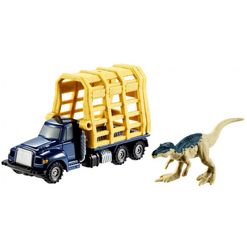 Jurassic World - Baryonyx Όχημα - Matchbox Αυτοκινητάκια & Δεινόσαυροι Σετ