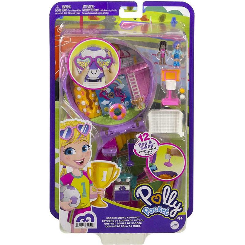 Soccer Squad Compact - Polly Pocket Mini - Ο Κόσμος της Polly Σετάκια