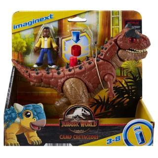 Carnotaurus - Imaginext Jurassic World Δεινόσαυρος και Φιγούρα