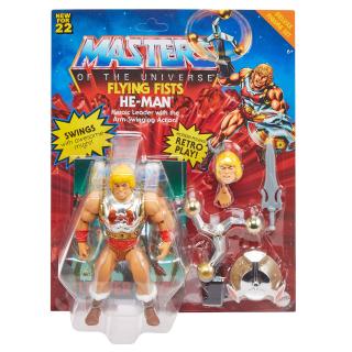 Masters of the Universe Origins Deluxe Actionfigur (14 cm) Flying Fist He-Man