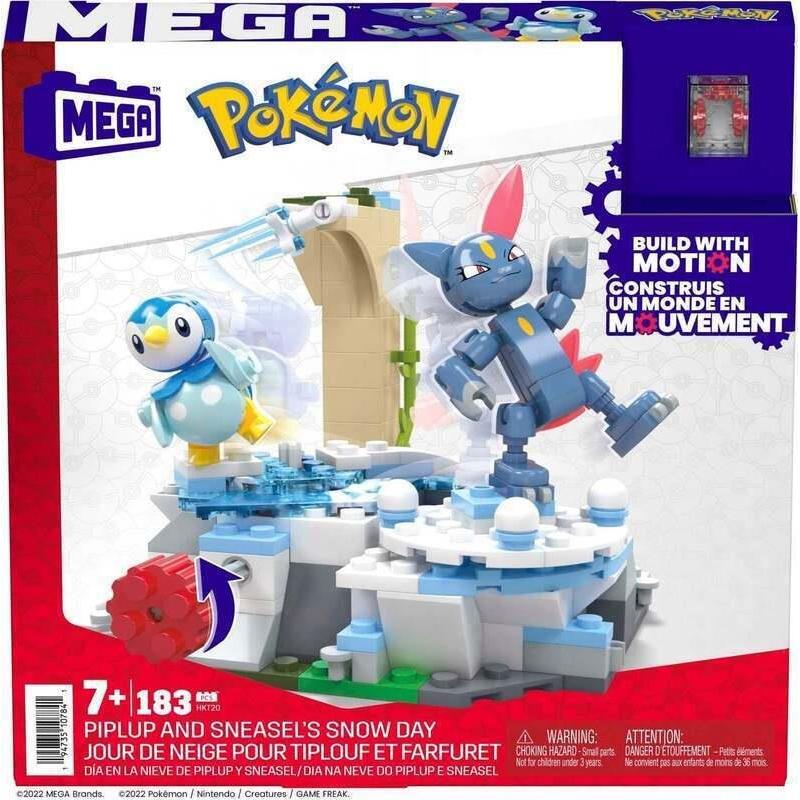 Mega Pokemon - Piplup & Sneasel στο Χιόνι