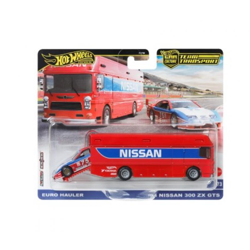 Hot Wheels Premium Team Transport - Euro Hauler & '94 Nissan 300 ZX GTS