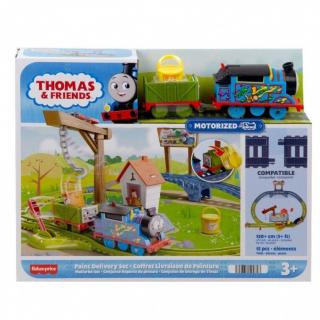 Thomas & Friends Fisher-price - Τόμας το Τρενάκι - Πίστα Χρωμάτων - Paint Delivery Set