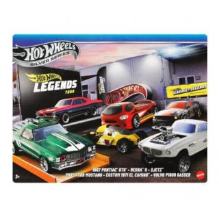 Hot Wheels Silver Series Κασετίνα - HW Legends Multipack