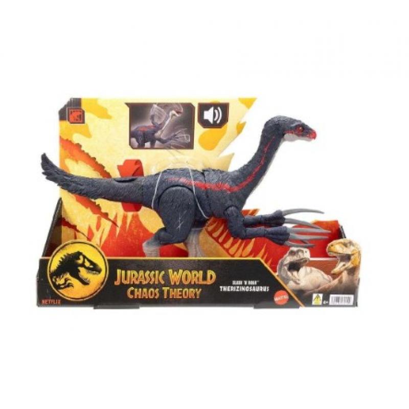 Jurassic World Chaos Theory Δεινόσαυροι με Κινούμενα Μέλη, Λειτ. Επίθεσης & Ήχους - Therizinosaurus