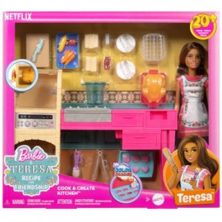 Barbie & Teresa Recipe for Friendship - Cook & Create Kitchen - Σετ Κουζίνα