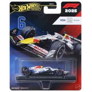 Formula 1 Hot Wheels Premium Die-Cast Vehicle 1/64 Visa Cash App Racing Bulls F1 Team