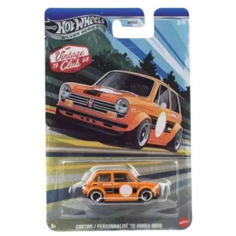 Hot Wheels Silver Series Die-Cast 1/64 Vintage - Custom '70 Honda N600