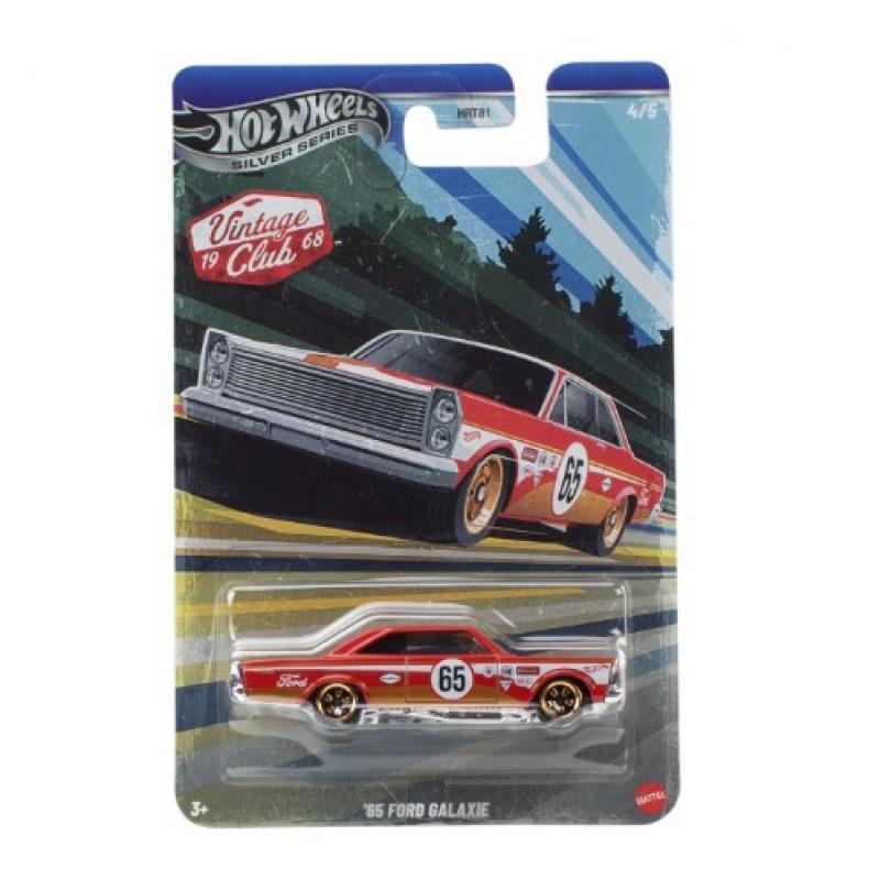 Hot Wheels Silver Series Die-Cast 1/64 Vintage - '65 Ford Galaxie