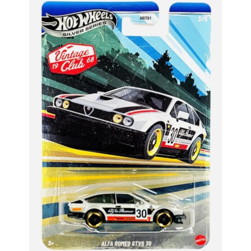 Hot Wheels Silver Series Die-Cast 1/64 Vintage - Alfa Romeo GTV6 30