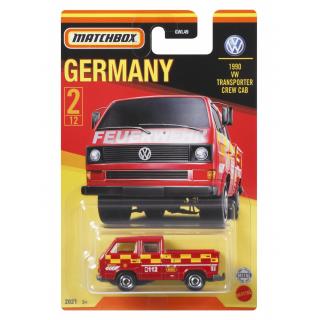 Αυτοκινητάκια Matchbox - Γερμανικά Μοντέλα - 1990 VW Transporter Crew Cab