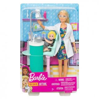 Barbie Παιδίατρος - Σετ Επαγγέλματα με Παιδάκια και Ζωάκια