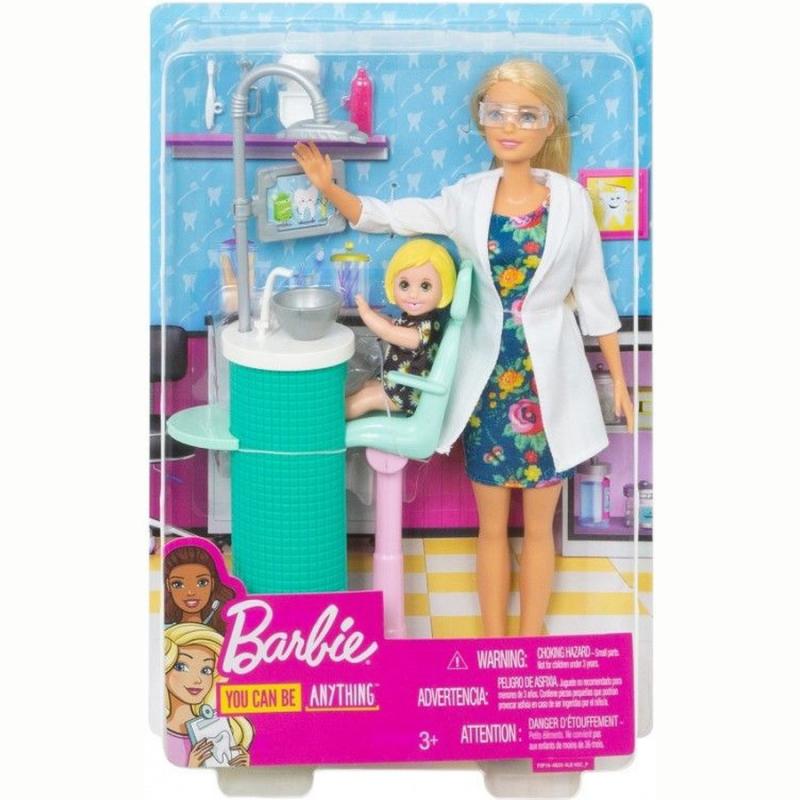Barbie Παιδίατρος - Σετ Επαγγέλματα με Παιδάκια και Ζωάκια