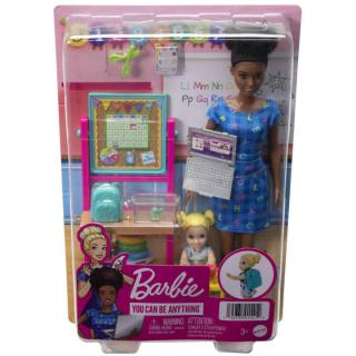 Σετ Επαγγέλματα με Παιδάκια και Ζωάκια - Barbie Παιδίατρος (Μελαχρινή)