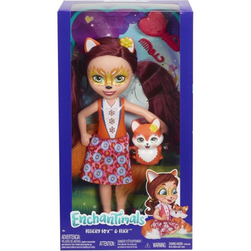Felicity Fox & Flick - Enchantimals Μεγάλη Κούκλα